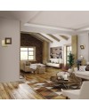 DALIA * APLIQUE CUADRADO 40W - ORO + CORTEN